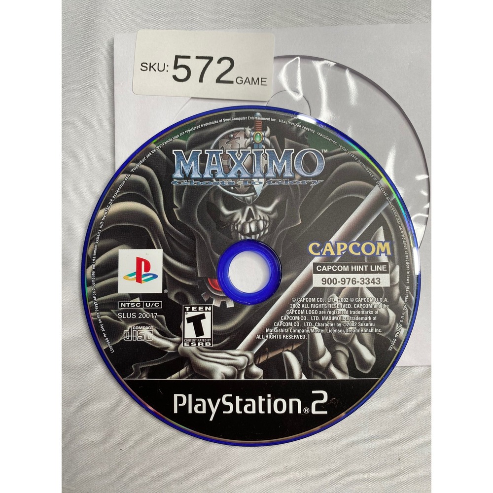 Maximo Ghosts To Glory Sony PlayStation 2